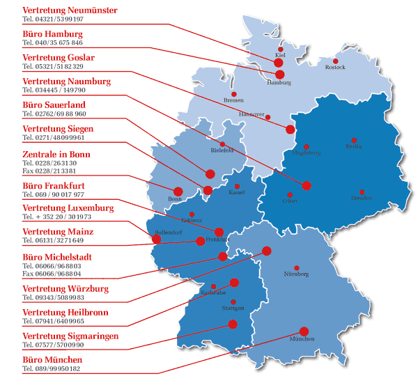 Unsere Standorte Unsere Standorte